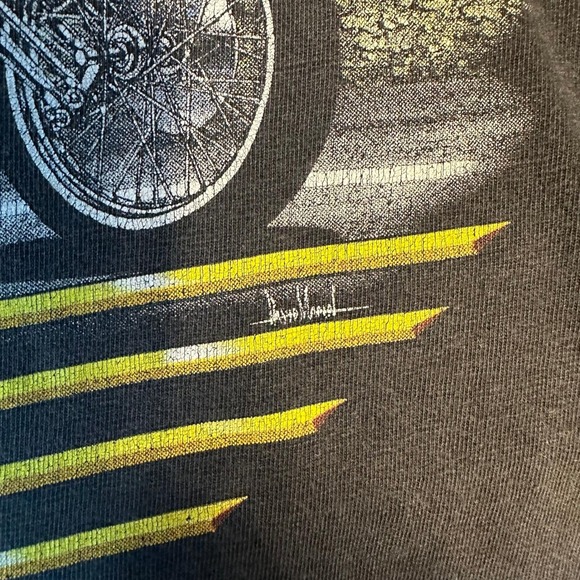 Vintage Easyriders 30 Years T Shirt Mens XL Black Graphic Motorcycle Tee - Picture 13 of 15